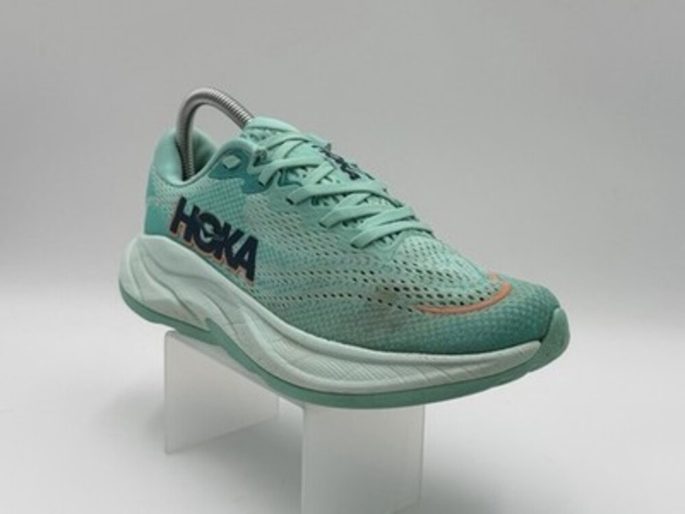 Hoka Rincon 4 Shoes Wome’n Sz 8B Aquamarine Green Athletic Running Casual Laced